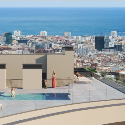 Новые дуплексы, 1 спальня 65м² в Барселоне (Pl. Catalana, Horta)