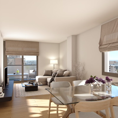 3 bedroom apartments next to the sea and one step from the center of Mataro