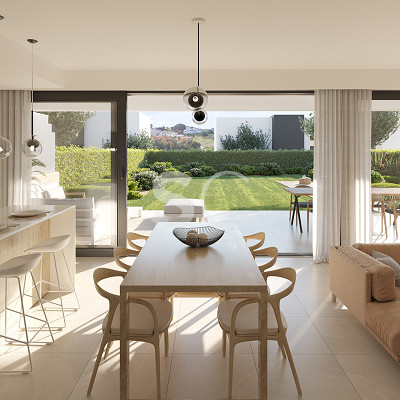 Complejo residencial con jardín privado